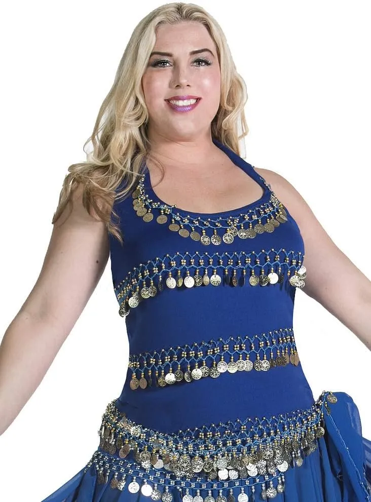 Belly Dance Stretchy Halter Top - TP01