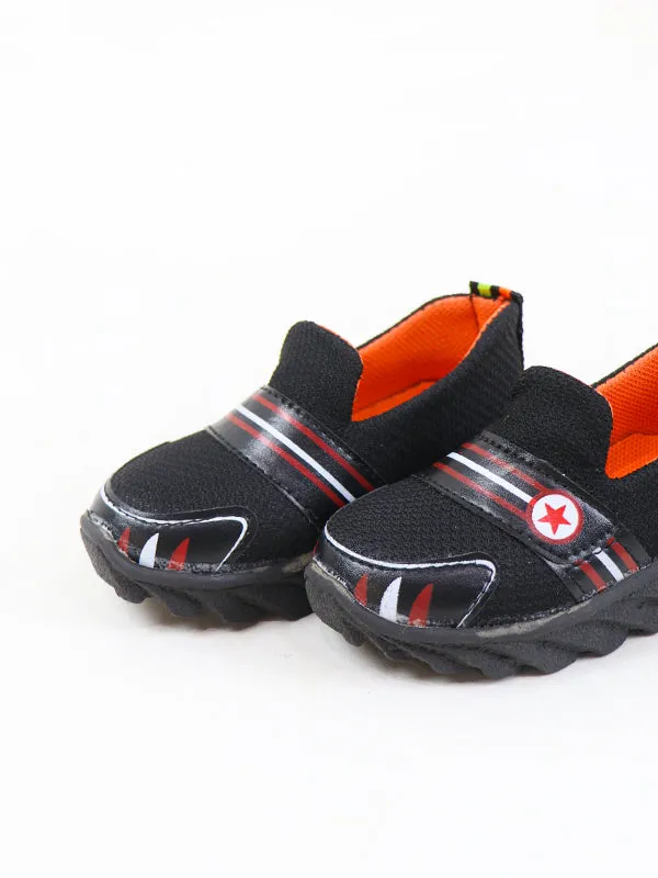 BJ05 Boys Shoes 1Yr - 8Yrs ST Black