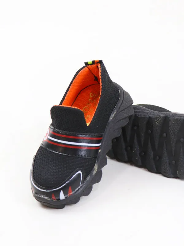 BJ05 Boys Shoes 1Yr - 8Yrs ST Black