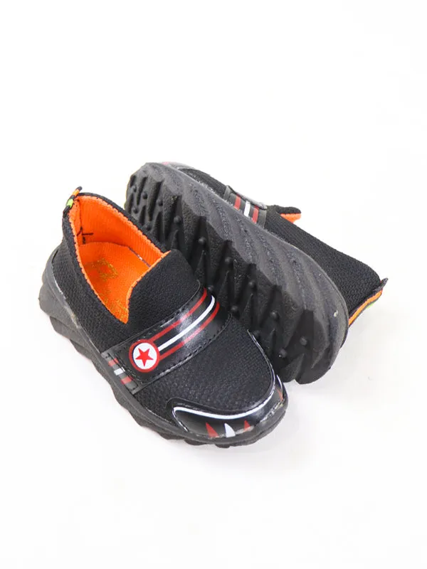 BJ05 Boys Shoes 1Yr - 8Yrs ST Black