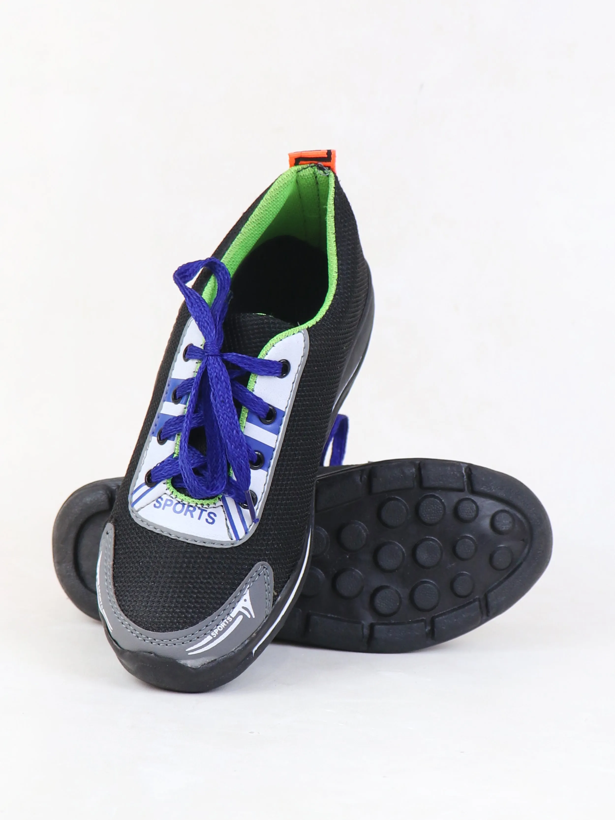 BS46 Boys Lace Shoes 13Yrs - 17Yrs Black