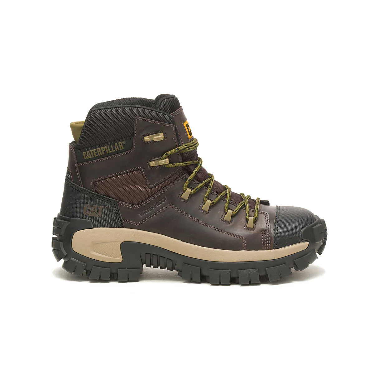 CATERPILLAR Men's Invader Hiker Waterproof Composite Toe Work Boot