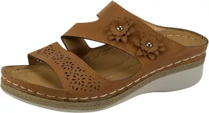 Cathalem Flat Sandals for Women, Orthopedic Sandals for Women Dressy Wide Width Summer Comfortable Walking Sandals