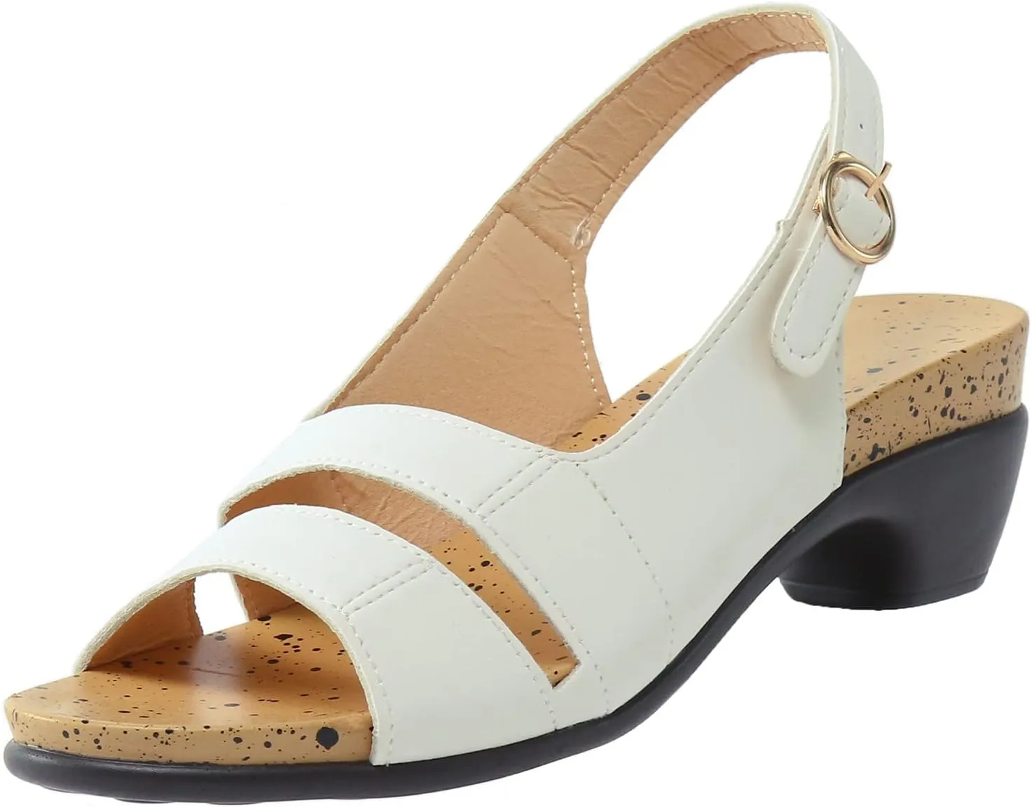 Cathalem Libiyi Sandals Women, Women's Libiyi Comfy Orthotic Chunky Sandals, Fish Mouth Open Toes Vintage Sandals
