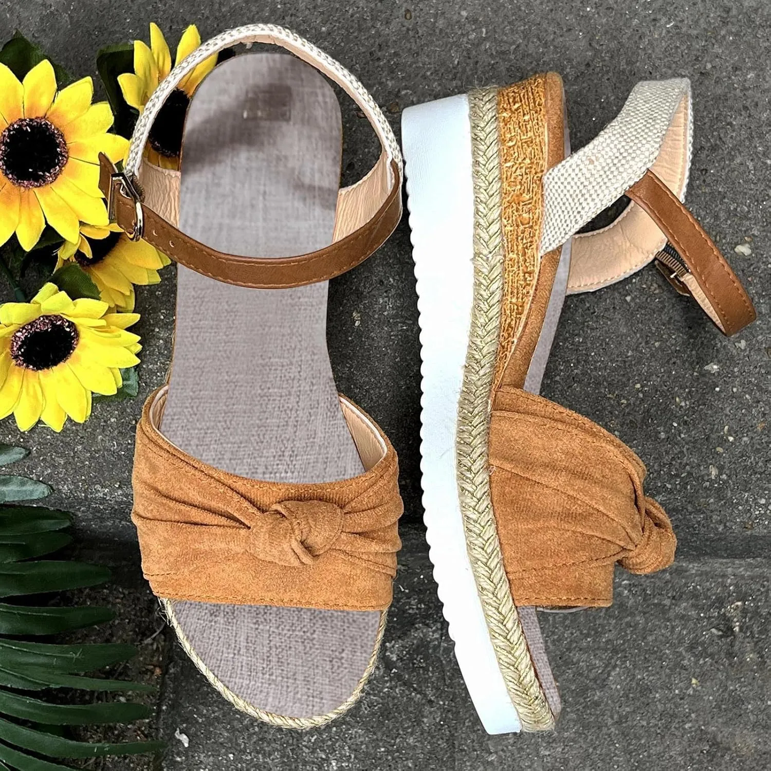 Cathalem Summer Sandals for Women 2024 Comfortable Walking Sandals with Arch Support Fashion Orthotic Slides Sandals