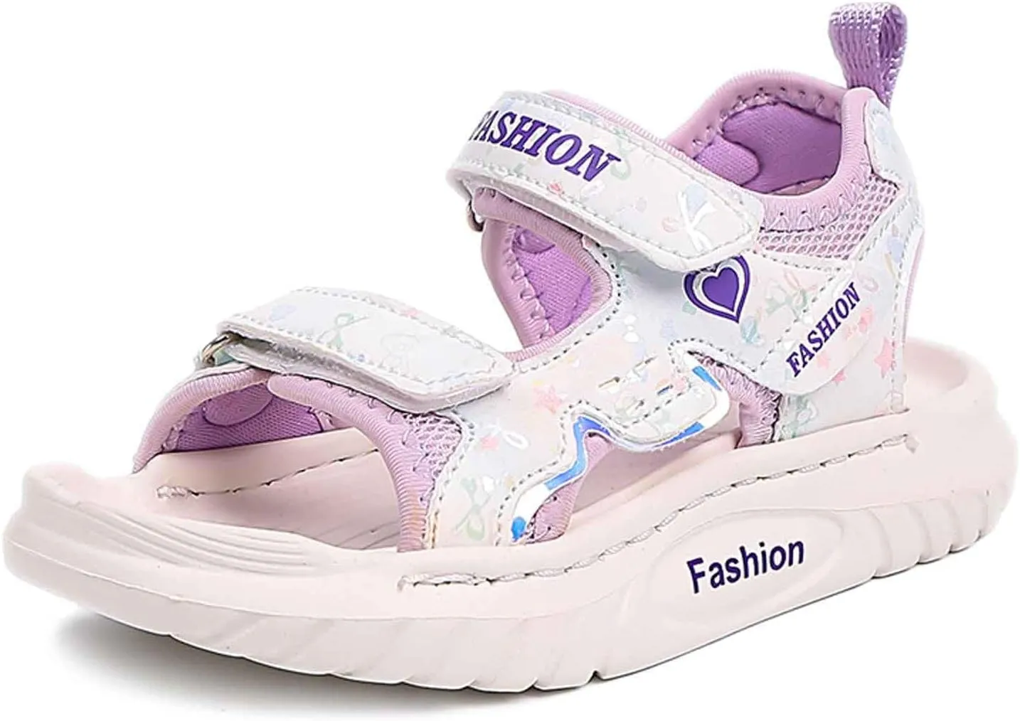 Girls' boys' sandals, toe closure, lightweight sports, adjustable shoulder straps, shoes suitable for toddlers