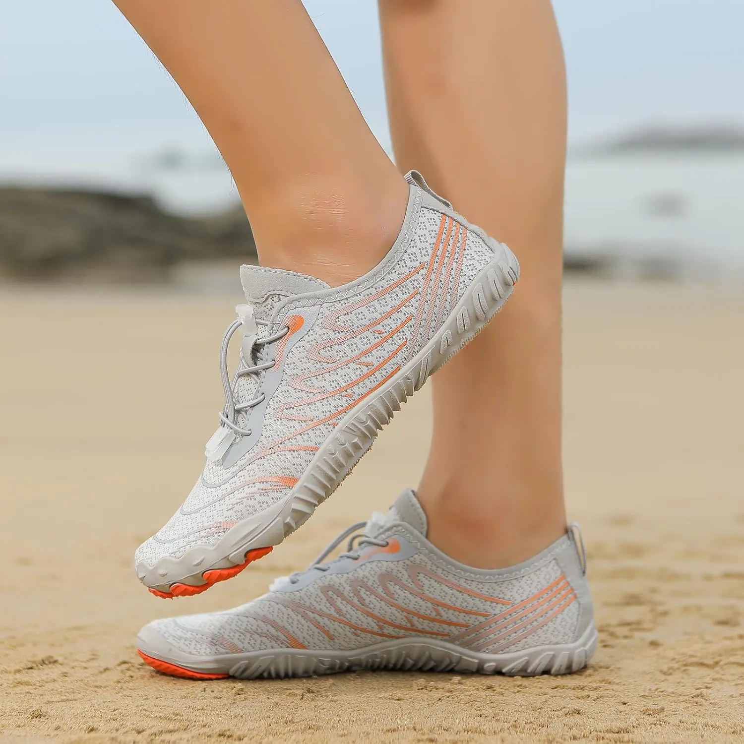 Hiking Footwear Barefoot Womens Mens Hike Barefoot Shoes Footwear Pro Barefoot Shoes with Wide Toe Box Healthy & Non-Slip Barefoot Shoes Unisex Quick Dry Zero Drop Trail Running Shoes Sneakers