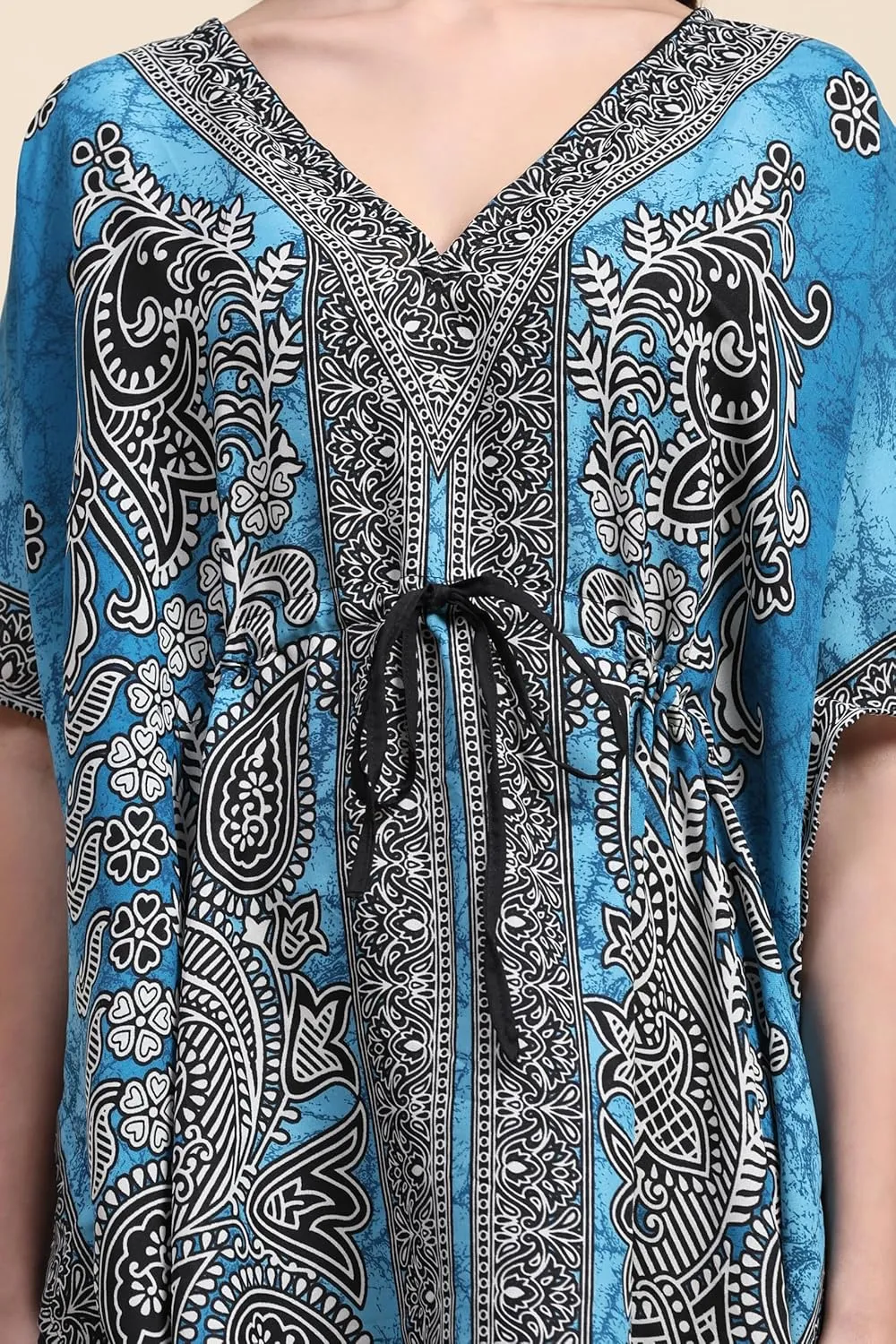 Kaftan New Years Dresses for Women Plus Size Midi Beach Cover up Caftans for Women Free Size