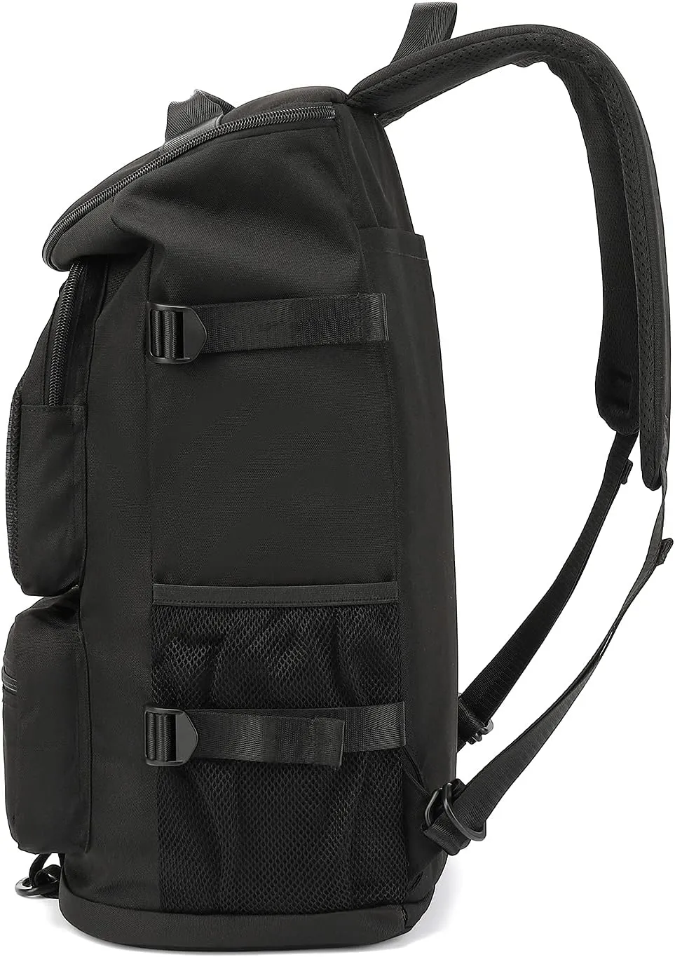 Kalesi Gym Duffle Bag Backpack 4-Way Waterproof with Shoes Compartment for travel Sport Hiking laptop (Black)