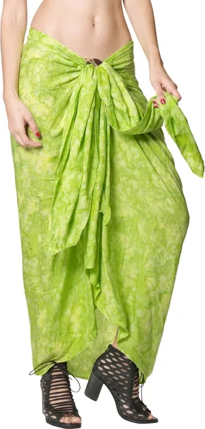 LA LEELA Women's Beachwear Beach Bikini Summer Sarong Wrap Swimwear Cover Up