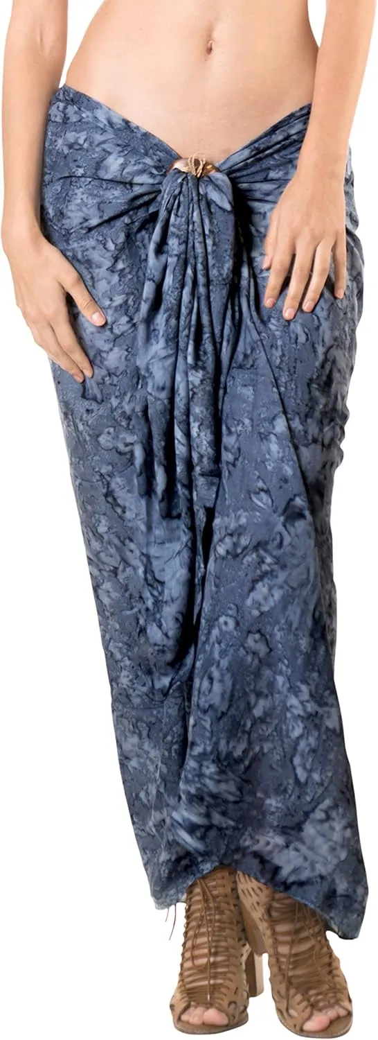 LA LEELA Women's Beachwear Beach Bikini Summer Sarong Wrap Swimwear Cover Up