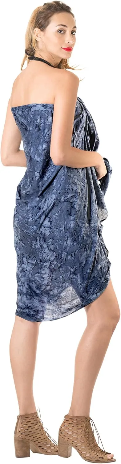 LA LEELA Women's Beachwear Beach Bikini Summer Sarong Wrap Swimwear Cover Up