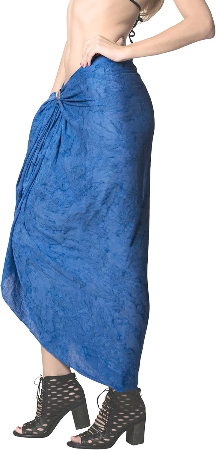 LA LEELA Women's Beachwear Beach Bikini Summer Sarong Wrap Swimwear Cover Up