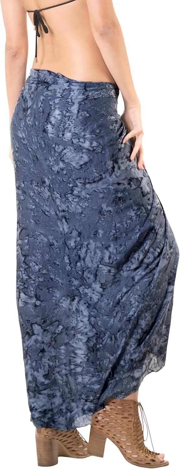 LA LEELA Women's Beachwear Beach Bikini Summer Sarong Wrap Swimwear Cover Up