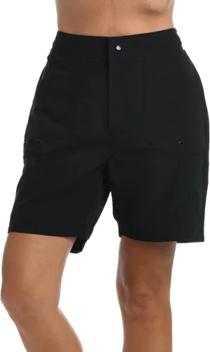 Maxine of Hollywood Women's 7'' Woven Swim Short