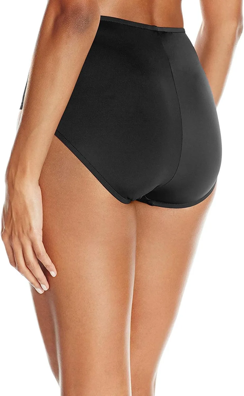 Maxine of Hollywood Women's High Waist Hipster Bikini Swimsuit Bottom