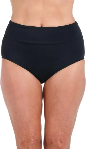 Maxine Of Hollywood Women's Wide Band Full Bikini Bottom Swimsuit