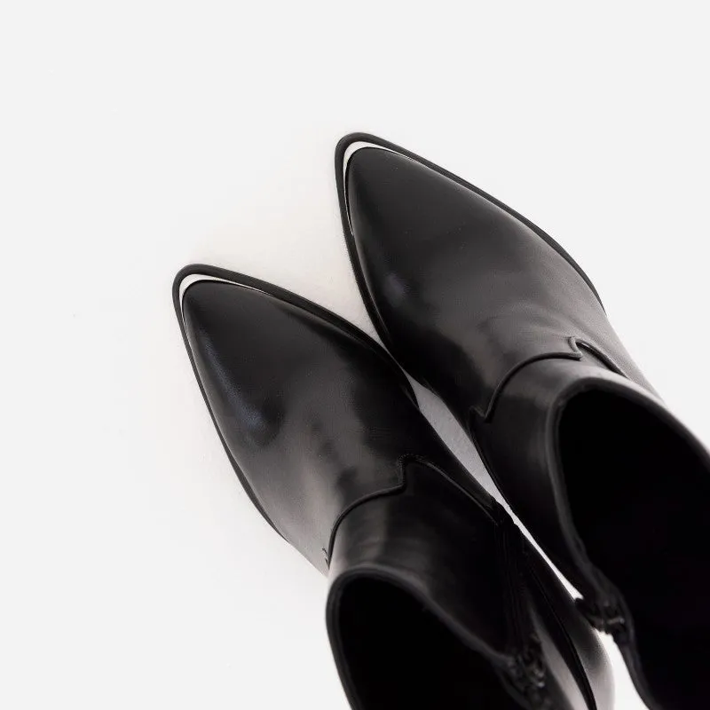 Next Americana Black Western Boots