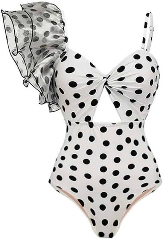 ODASDO Women One Piece Swimsuit with Beach Cover Ups Wrap Skirt Sarong Retro Floral Print Bathing Suit Vacation Beachwear