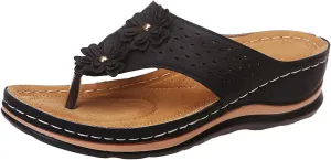 Orthopedic Sandals for Women Arch Support Sandals Women's Orthotic Sandals Flip Flops Comfy Wedge Walking Slippers
