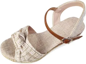 Orthopedic Wedge Sandals for Women, Women Walking Slippers with Arch Support Open Toe Ankle Strap Platform Sandals