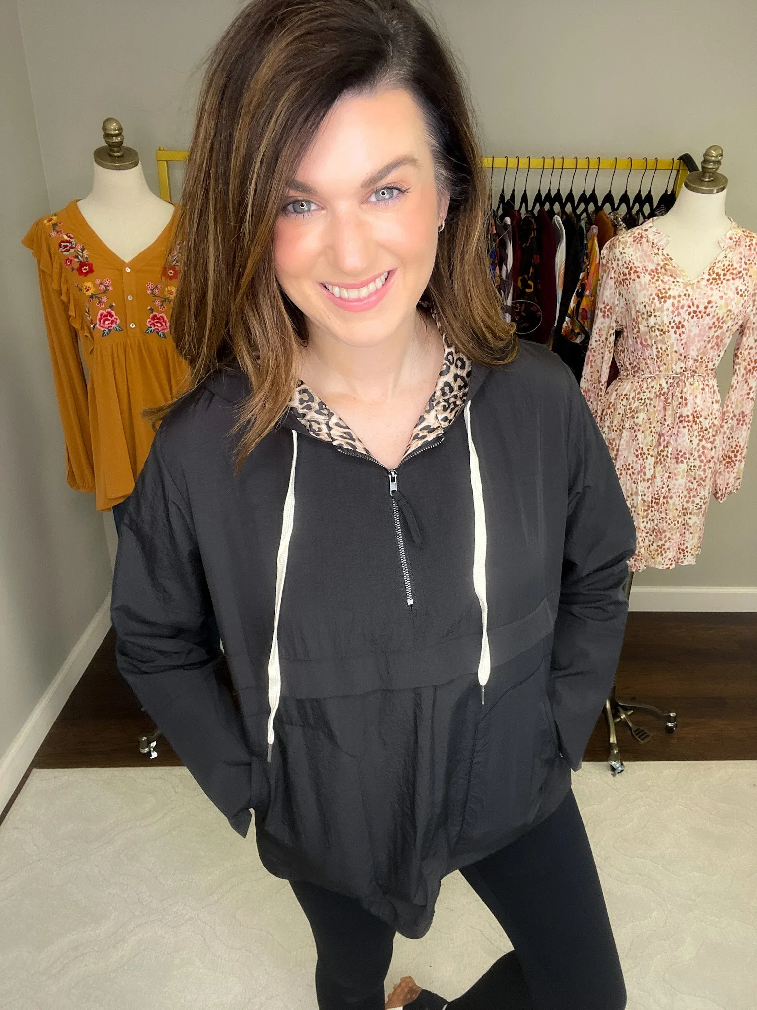 SALE! No Stopping Me Windbreaker in Black