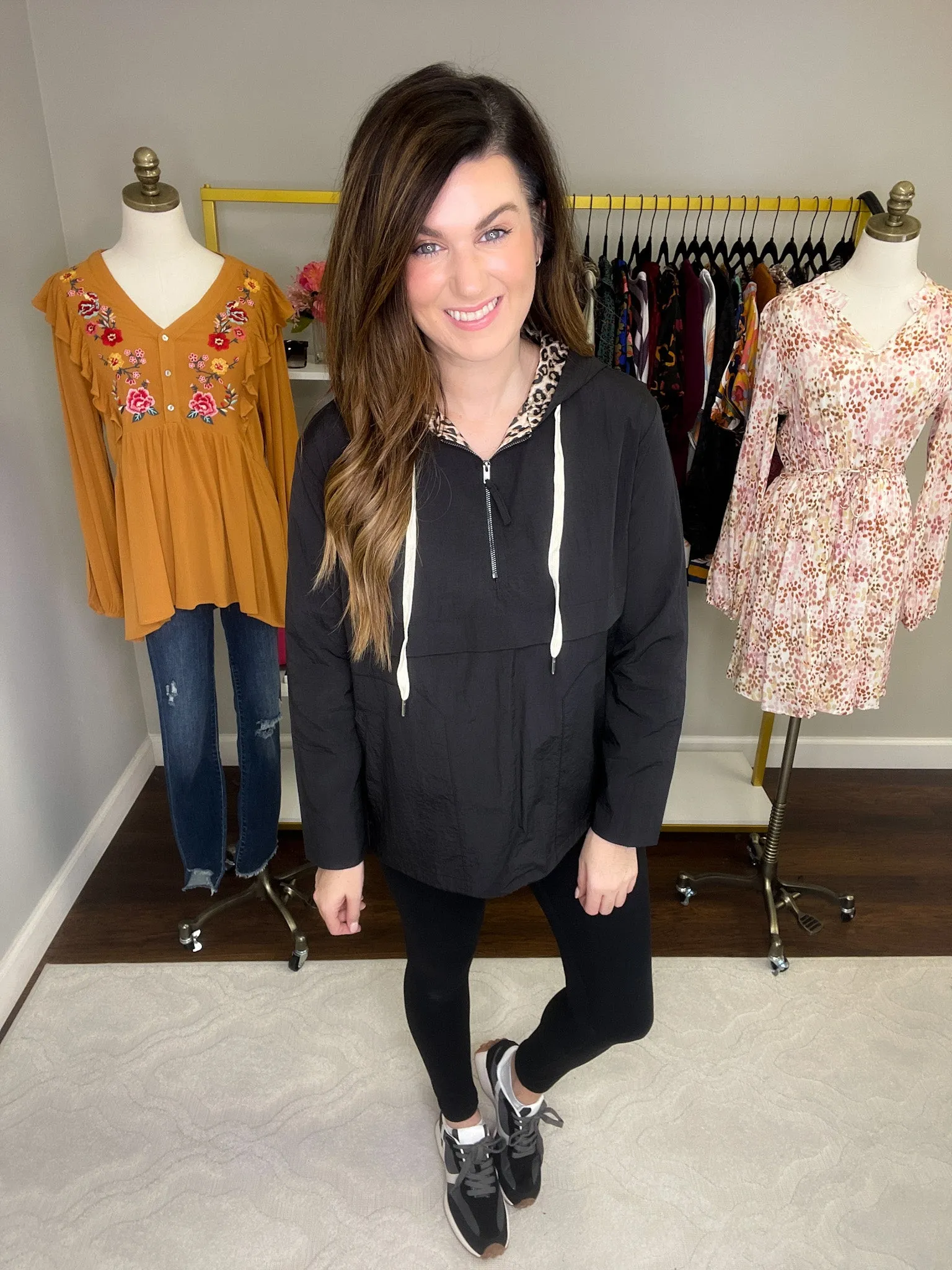 SALE! No Stopping Me Windbreaker in Black