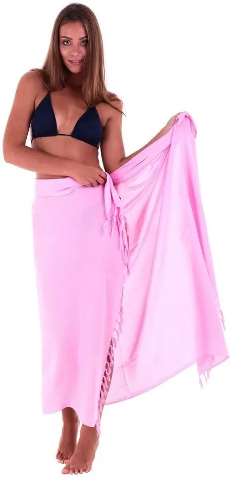 SHU-SHI Sarong Wraps For Women Beach Cover Up Skirt Swimsuit Wrap Pareo Coverups