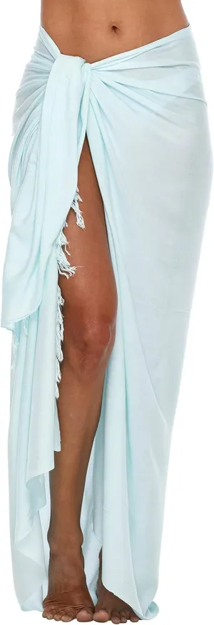 SHU-SHI Sarong Wraps For Women Beach Cover Up Skirt Swimsuit Wrap Pareo Coverups