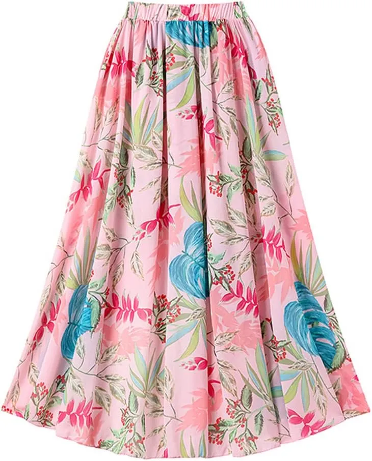 Women's One Piece Swimsuit with Cover up Wrap Skirt Floral Sarong Tummy Control Beach Bikini Set Bathing Suit
