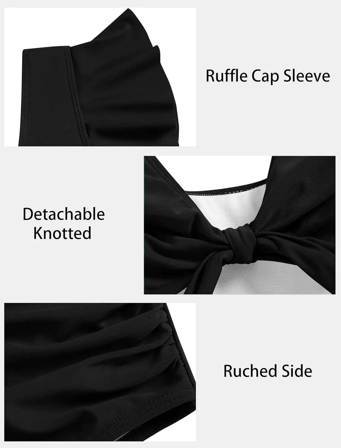 ZAFUL 2025 Maternity One Piece Swimsuit for Women Swim Suits Tie Front Tummy Control Bathing Suits Ruffle Swimsuits