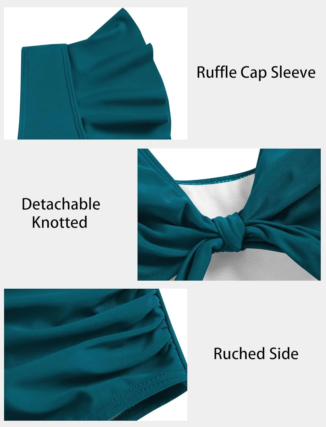 ZAFUL 2025 Maternity One Piece Swimsuit for Women Swim Suits Tie Front Tummy Control Bathing Suits Ruffle Swimsuits